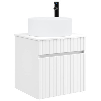 Single Bathroom Vanity with Ceramic Basin