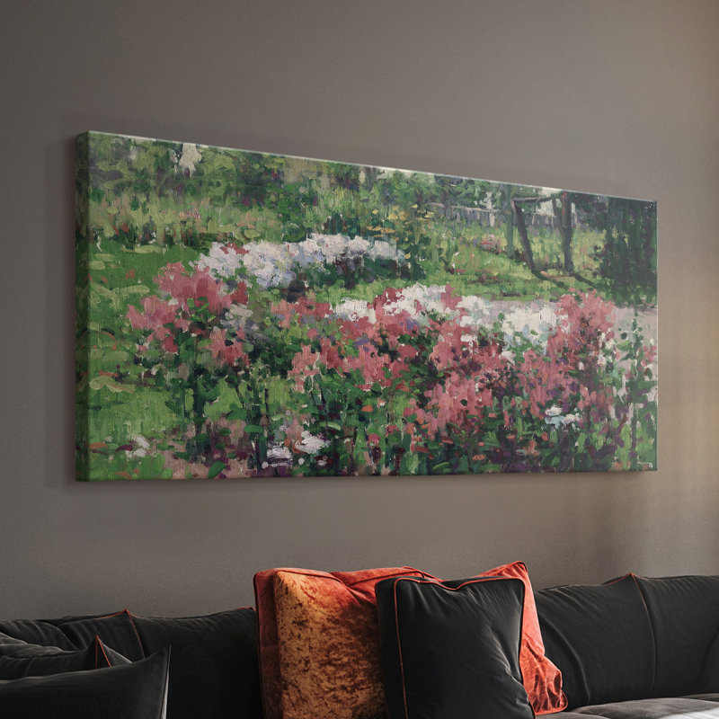 Botanical Series-CD XXV- Toile tendue avec châssis - Prêt à accrocher, H 24 po x l 48 po
