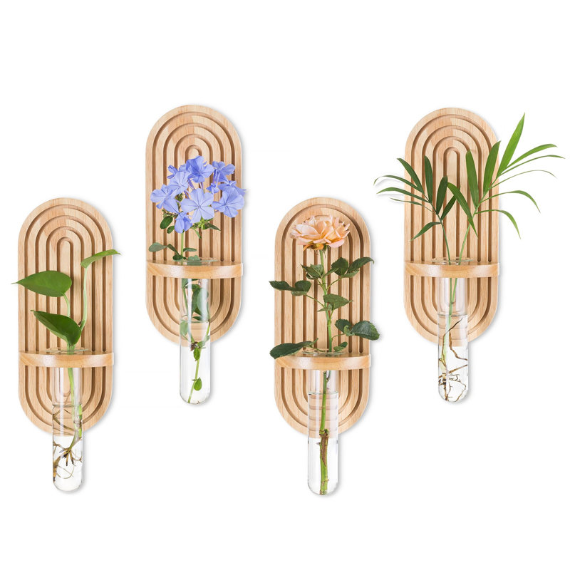 Dorrianne Wood Wall Planter