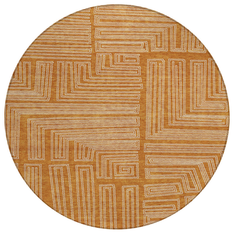 Tapis rond 8 po