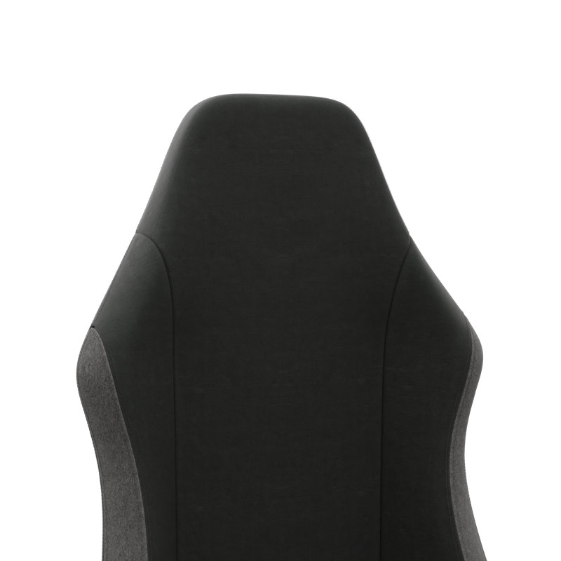 Fauteuil de jeu et de course réglable, inclinable, ergonomique et pivotant, Noir