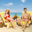 Serviettes de plage à rayures Devontia Cabana, serviettes de piscine surdimensionnées 30 x 60 pouces 4 pièces-88468296