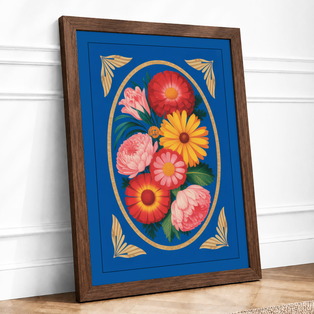 Framed Floral Arrangement Botanical Framed Art Print