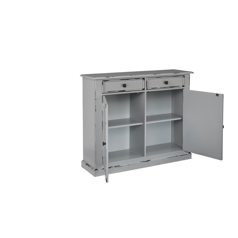 Commode d'appoint Gareth, gris