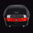  33L Universal Motorcycle Tour Tail Box Scooter Trunk Storage w/ Lock Case