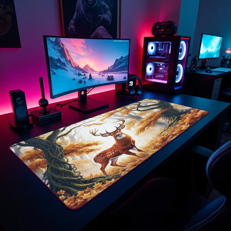 Polyester Desk Pad, 23.6x13.8