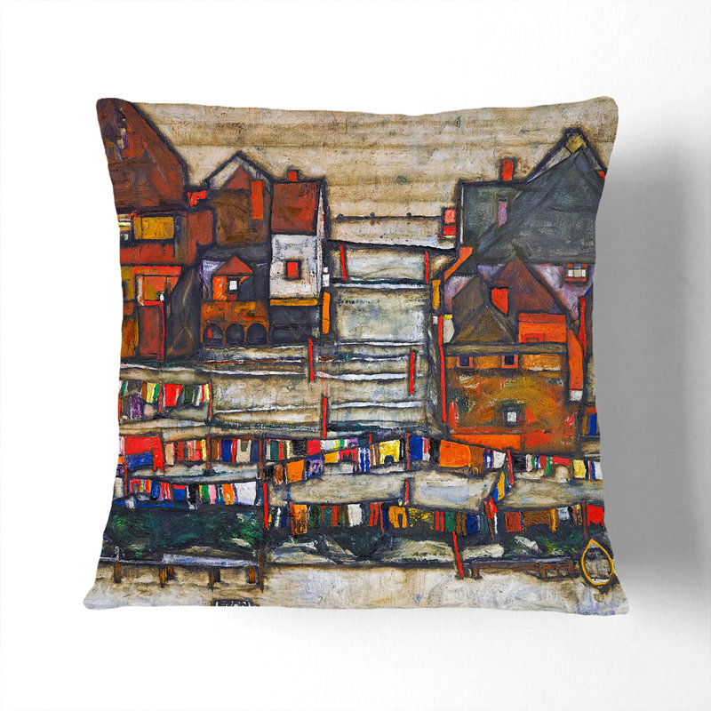 Square Cushion, Stone, 40cm H x 40cm W x 15cm D