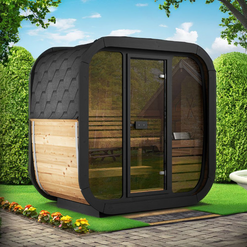 Saunalife Model Cube-Series Outdoor Home Sauna Kit (SL-MODELCL4G)