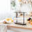 6-Slot Tabletop Metal Wine Glass Holder