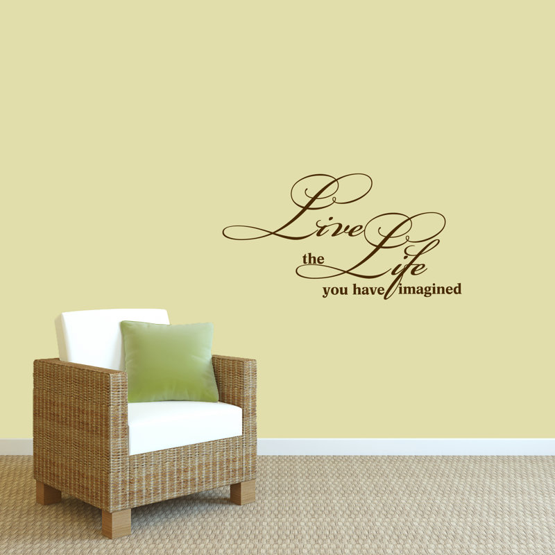 Text & Numbers Wall Decal, Chocolate Brown