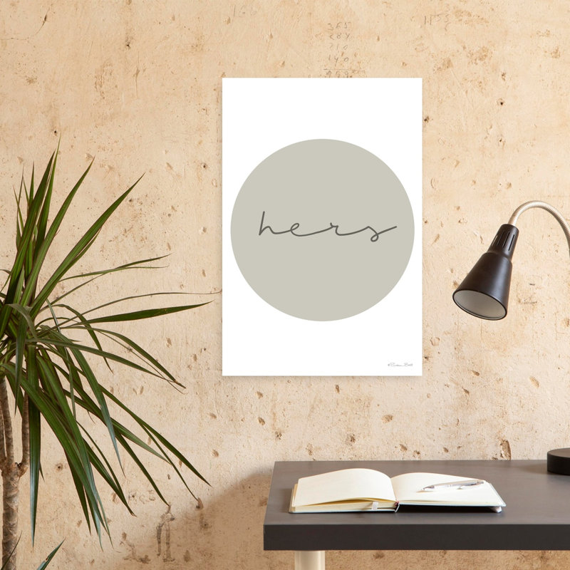 «Her Circle», art contemporain abstrait, H 24 po x l 16 po