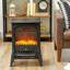 Rosalind Wheeler 39cm W Black Electric Fireplace