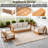 5 - Person Outdoor Seating Group With Cushions