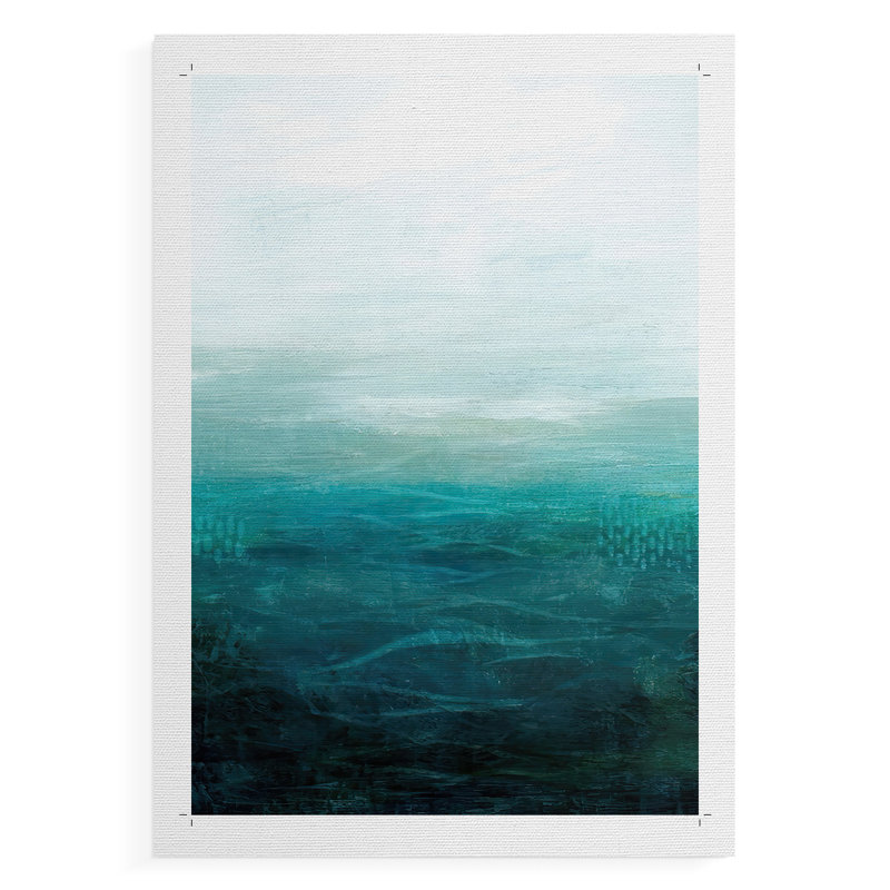 Drifting Sea II - Impression sur toile seulement - SANS CADRE, H 12 po x l 8 po