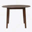 Table de salle à manger extensible ronde pour 2 à 4 personnes, table de salle à manger pliante en bois avec taille réglable, conception peu encombrante pour les petits appartements et les salles à manger - Brun-940571727