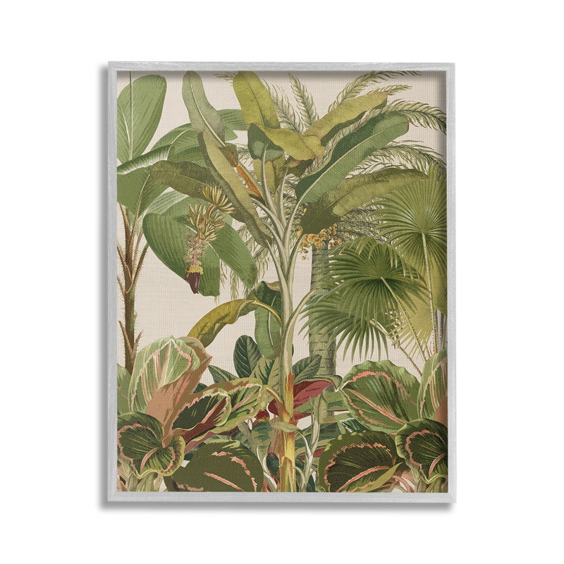Végétal tropical, giclée, art par Ambre, Estampe numérique Farmhouse, H 30 po x l 24 po