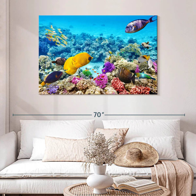 Ocean life Aletra, H 32 po x l 48 po
