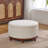 Lennox Modern Round Storage Ottoman With Wooden Legs And Hidden Storage-120235457