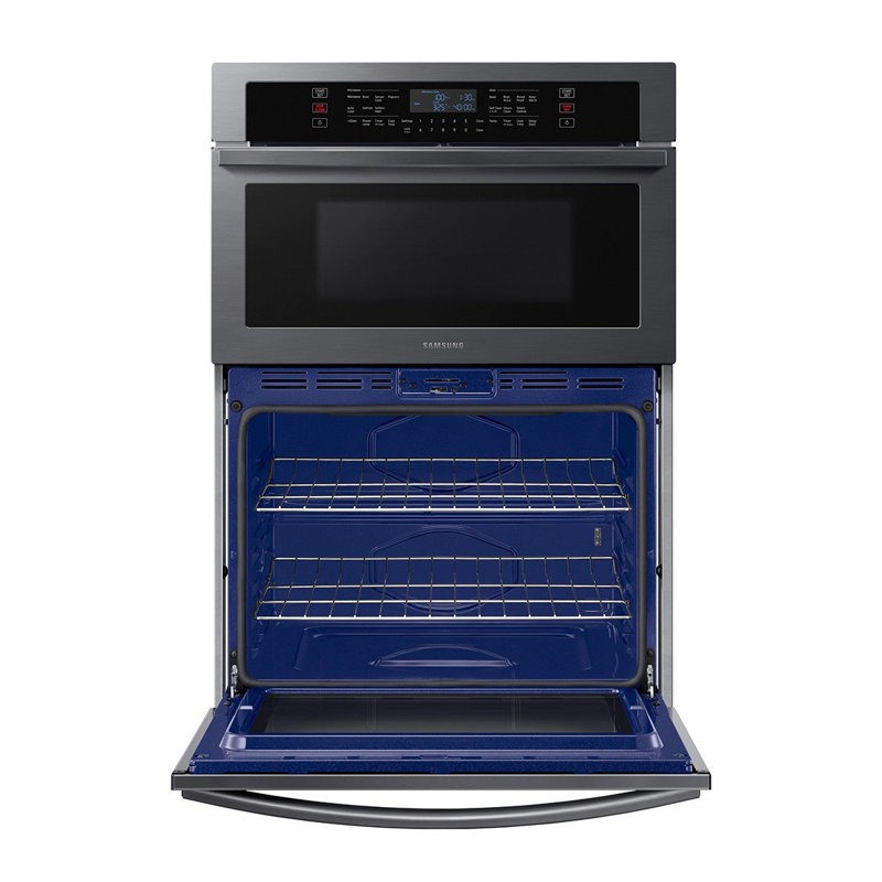 Samsung 30" Microwave Combination Wall Oven, Black Stainless Steel