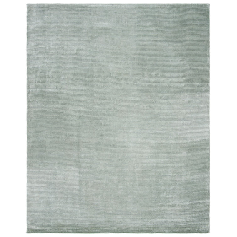 Tapis bleu clair noué à la main Mcelroy