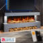 Angelo Freestanding Electric Fireplace Suite – 1500mm 3-sided Led Electric Fire with Panoramic Flame | Remote & App Control | Led Side Lights-1664086865