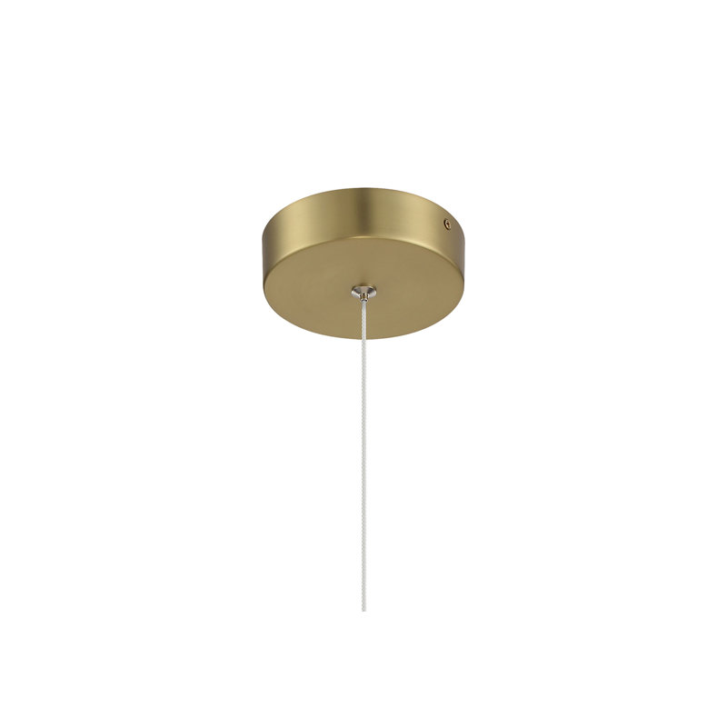 Karhys 1 - Light LED Cylinder Pendant, Brass