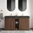 Bathroom Vanity with Double Sinks and Smart Storage