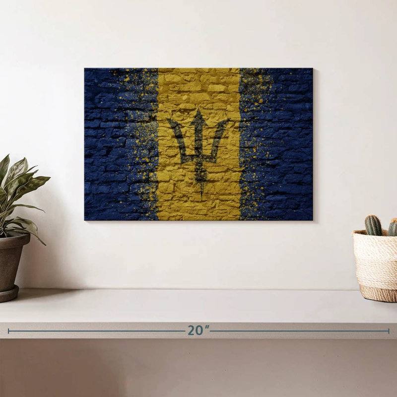 Borges Brick Textured Barbados Flag
