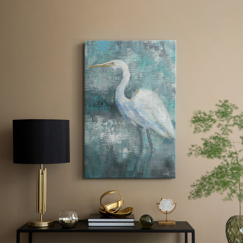 Aigrette côtière II - Cavas enveloppés de galerie, H 36 po x l 24 po