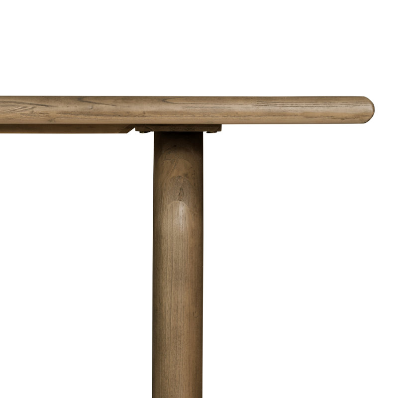 Sorrento Solid Wood Dining Table, 30” H x 106” L x 39” W