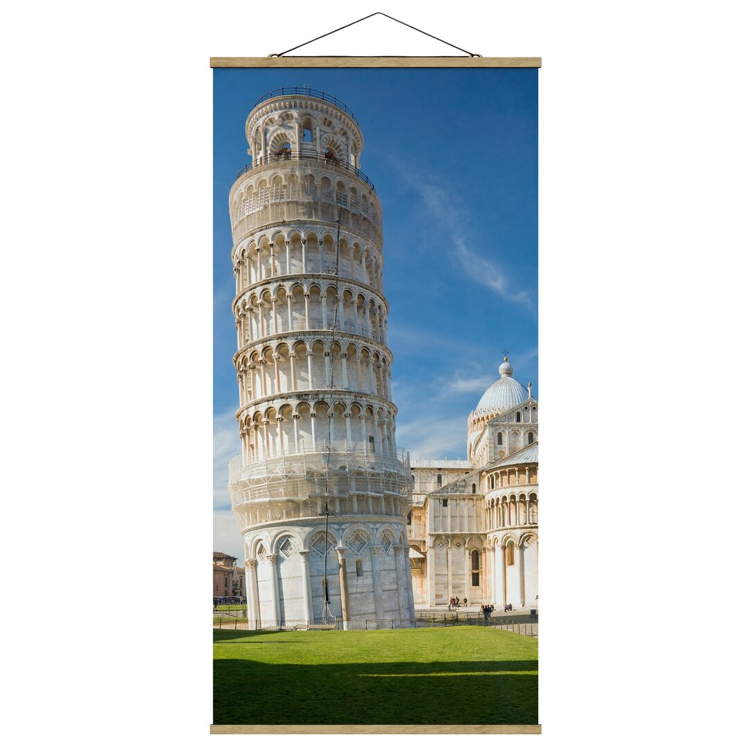 Fotodruck Der schiefe Turm von Pisa