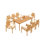 Outdoor 7 - Piece Teak Dining Set