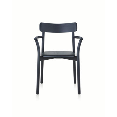Chiaro Solid Wood Stacking Arm Chair