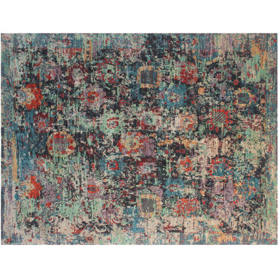 Transitional One-of-a-Kind Rectangle 9'2" X 11'8" Hand Knotted Area Rug