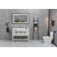 Lavabo de salle de bain rectangulaire encastré en céramique 19 po Myhome Keepers