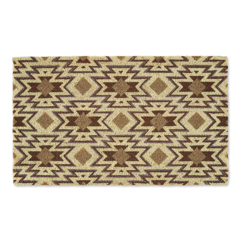 Adryana Non-Slip Geometric Outdoor Doormat