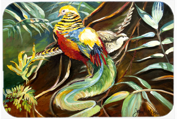 Caroline's Treasures Mandarin Pheasant Glass Cutting Board