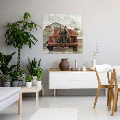 Ours, voyage, ours rustique fantaisiste, paysage, art naturel