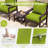 Outdoor Deep Seating Cushion Set Indoor And Outdoor Seat / Back Cushion, Available In 4 Sizes-929802336-929802340