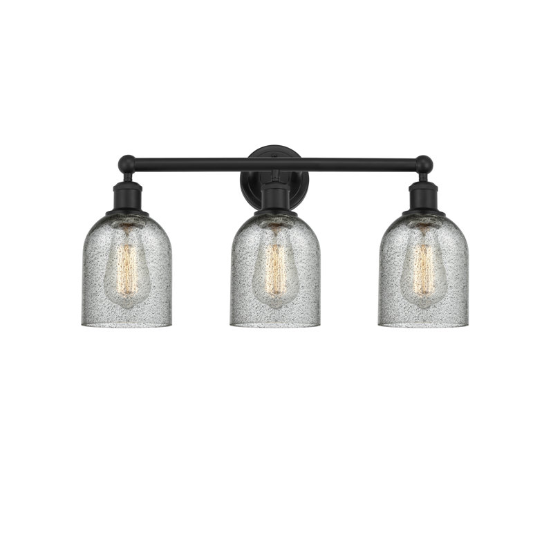 Reiko 3 - Light Dimmable Vanity Light, Matte Black, Charcoal