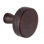 Bouton de meuble rond en bronze huilé de 1-1/8 po de diamètre