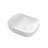 20" L x 15" W Crisp White Vitreous China Rectangular Vessel Bathroom Sink with Pop-Up Drain