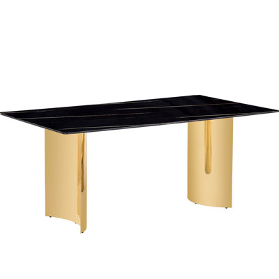 Table de salle à manger moderne de 71 po x 39,3 po x 29,5 po Modern