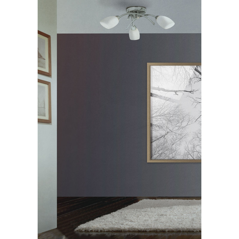 Kiantone Semi Flush Mount, Chrome