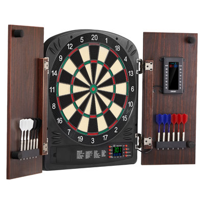 Ensemble de jeu de fléchettes et d'armoire avec tous les accessoires