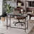 Computer Desk, Home Office Desk With Power Outlet, Modern Study Writing Desk With 3 Hooks For Study Room, Home Office, Sturdy And Stable, Easy To Assemble, Charcoal Gray And Black