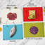 4pcs Food Grade PP Chopping Boards with Stand