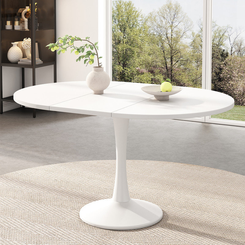 Extendable Round Dining Table