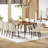 Metal Base Dining Table-2038437384