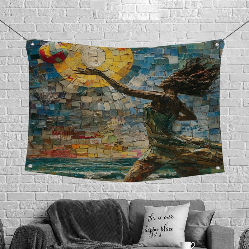 Machine Tapestry, 88" H x 104" W